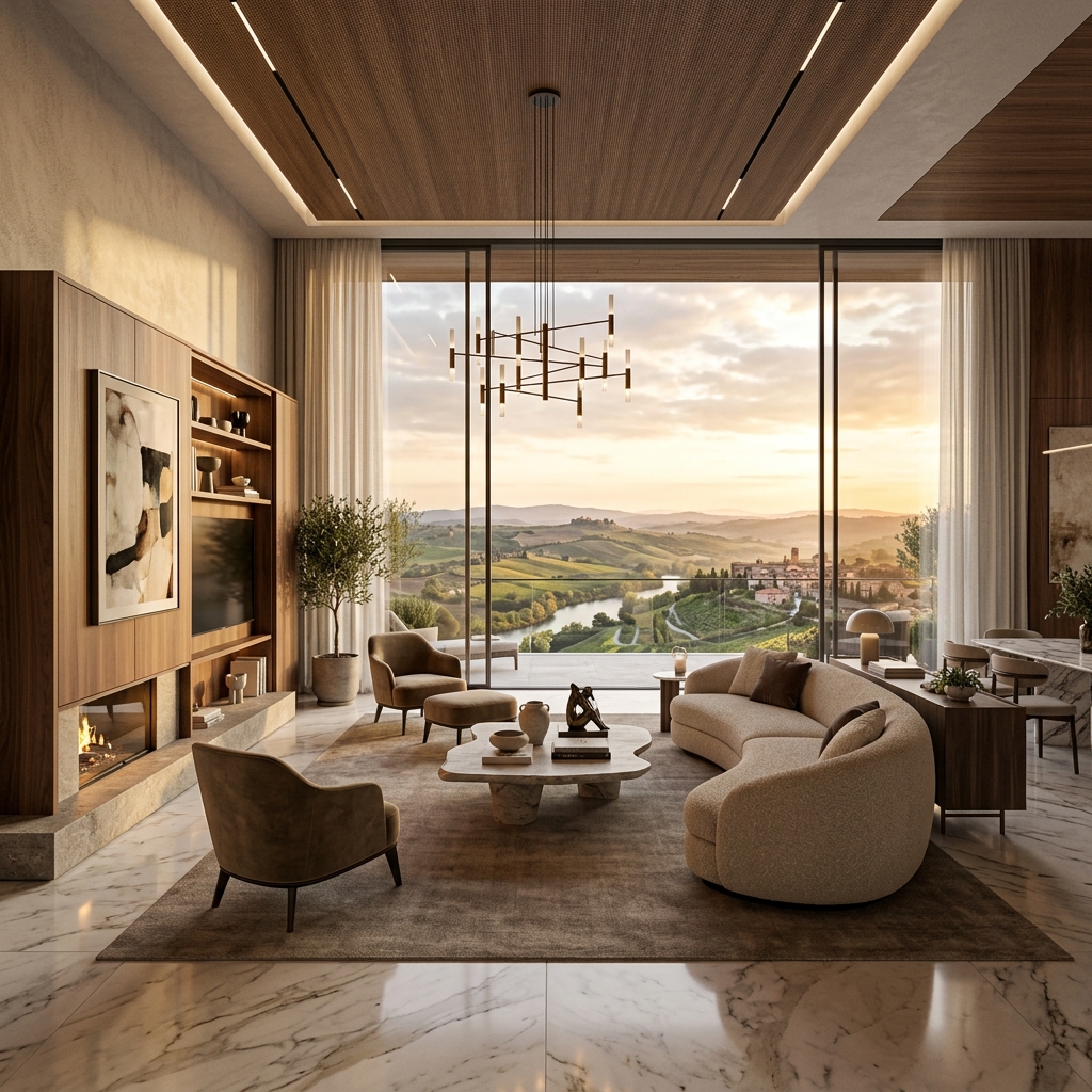 Sala de Estar Contemporânea